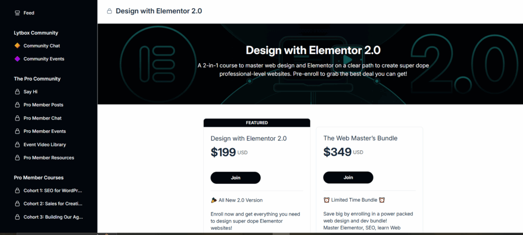 The Lytbox Academy - The Ultimate Bundle - Design & Build Elementor Websites Like a Pro - All + SE0 + Bonuses 2.0