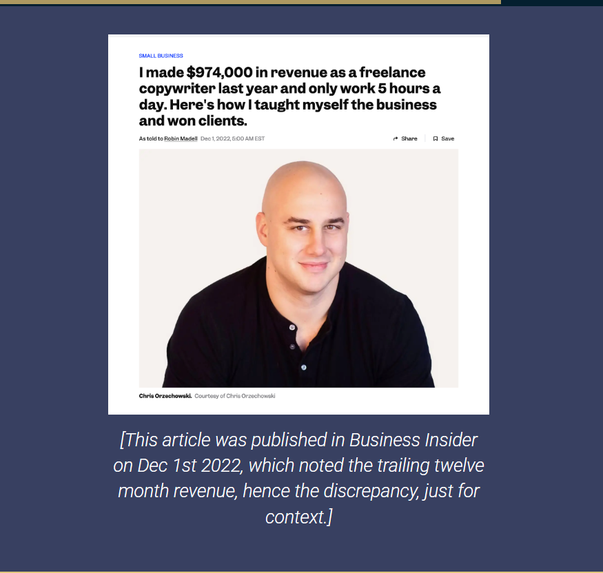 Chris Orzechowski - Write Yourself Rich (Email Marketing & Copywriting Course)
