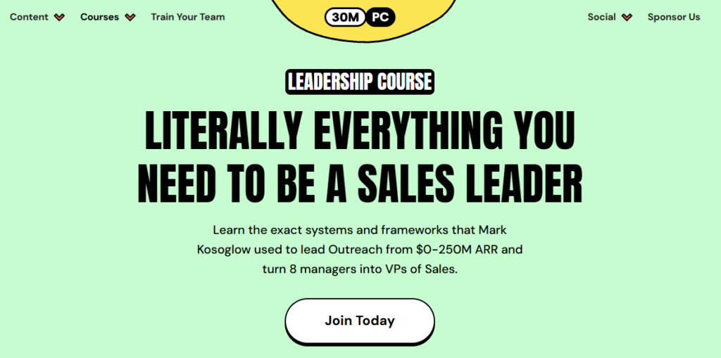 30MPC – Leadership Course
